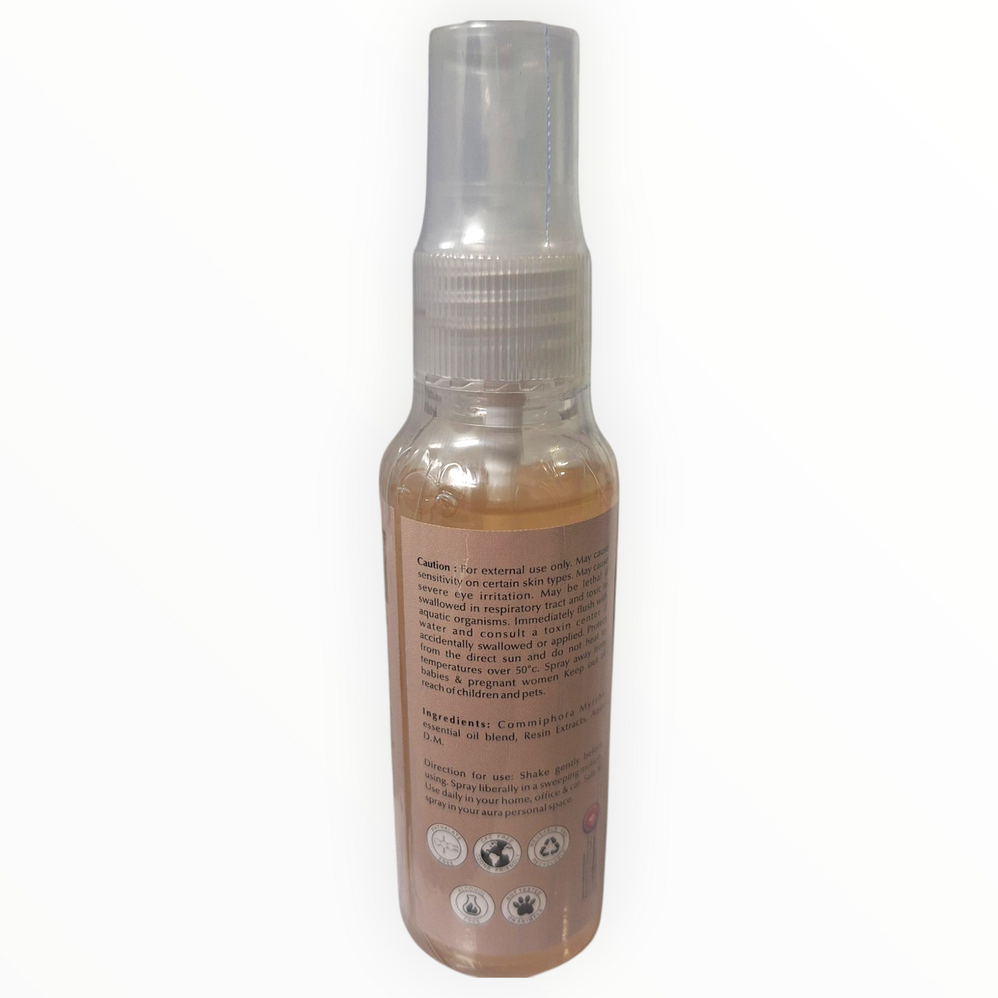 Spray Rituel Encens & Myrrhe – Aura & Espace Sacré - Bonheur de Lune