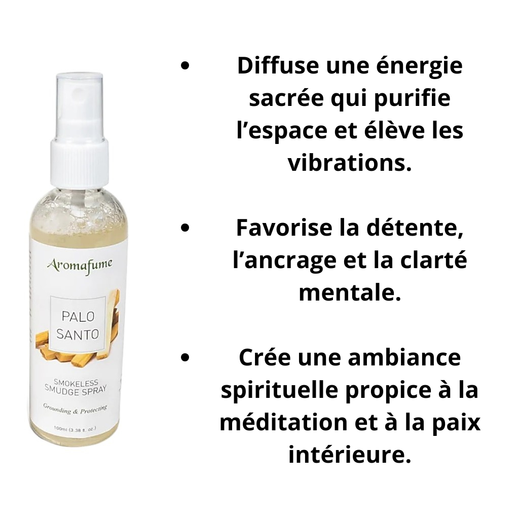Brume Purificatrice "Palo Santo" – Elévation Spirituelle et Paix Intérieure - Bonheur de Lune