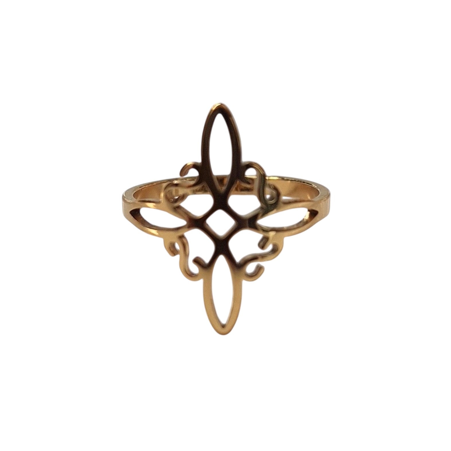 Bague Nœud Sorcière Acier Inox - Symbole Celte Païen - Bijou Femme Occasion Spéciale & Quotidien