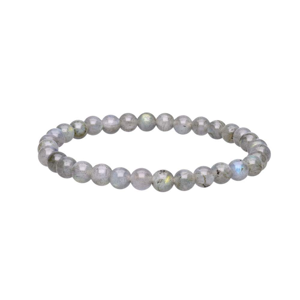 Bracelet Labradorite 6 mm – Protection Énergétique & Intuition - Bonheur de Lune