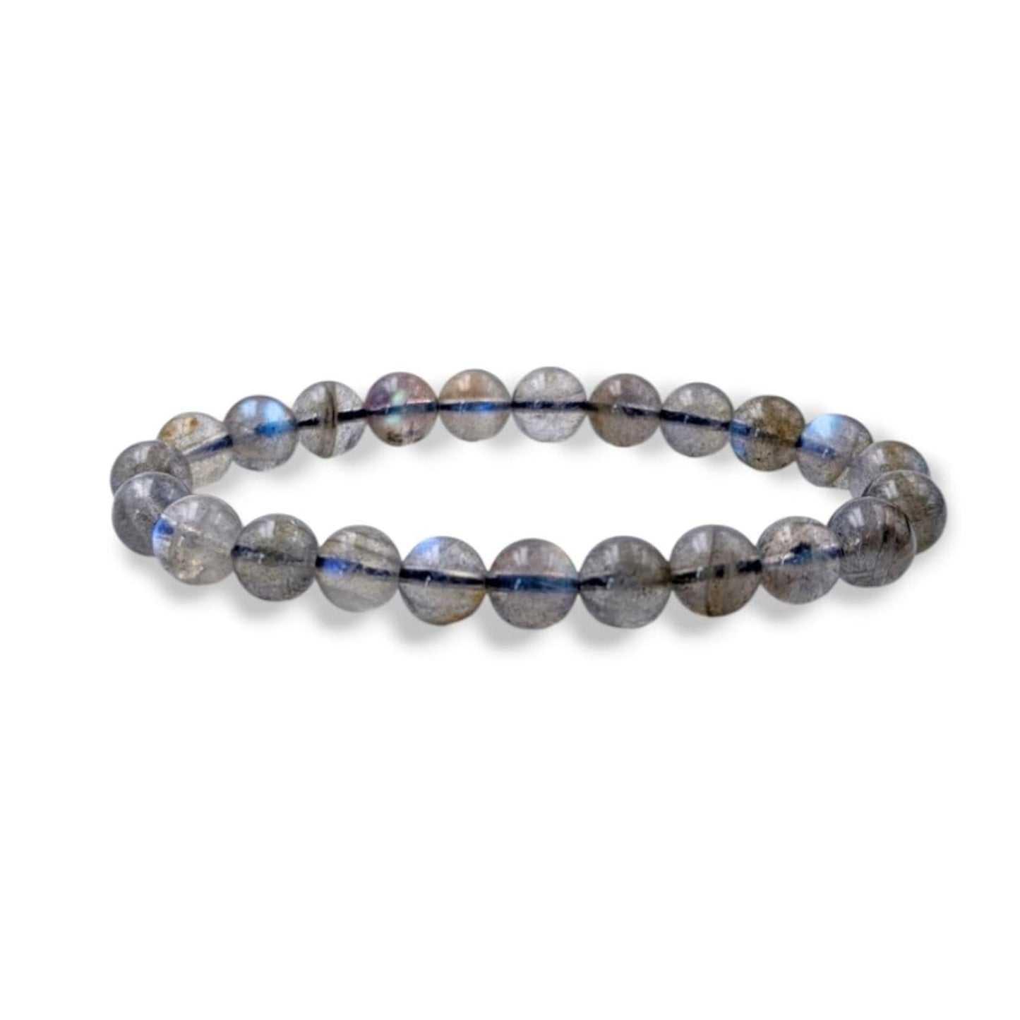 Bracelet Labradorite Pierre AA 8 mm – Protection & Intuition - Bonheur de Lune