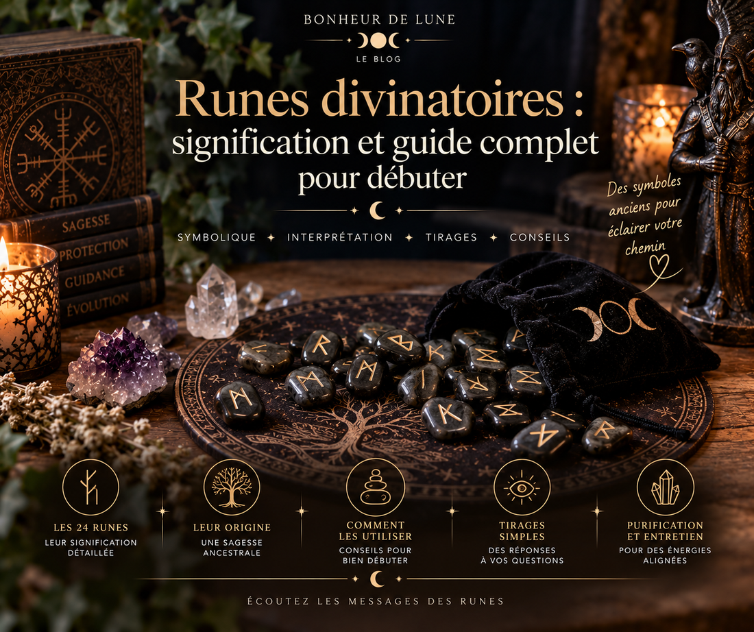 Runes divinatoires : signification et guide complet pour débuter