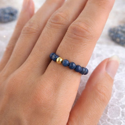 Bague Lapis Lazuli en Pierre Naturelle – Bijou de Sérénité et Protection