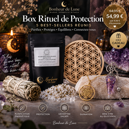 Box Rituel de Protection – 5 Best-Sellers Bonheur de Lune
