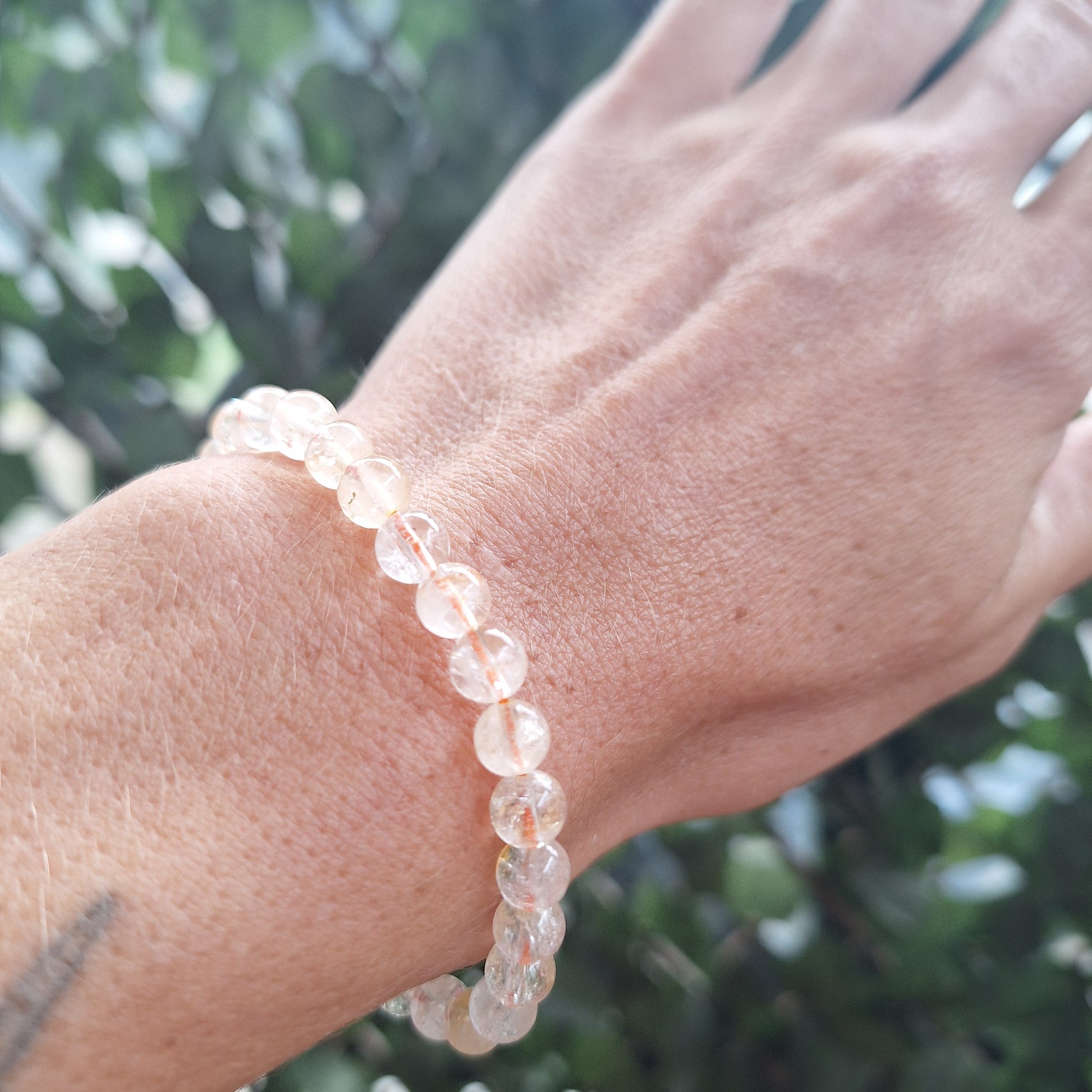 Bracelet Citrine 6 mm – Joie de Vivre & Abondance - Bonheur de Lune