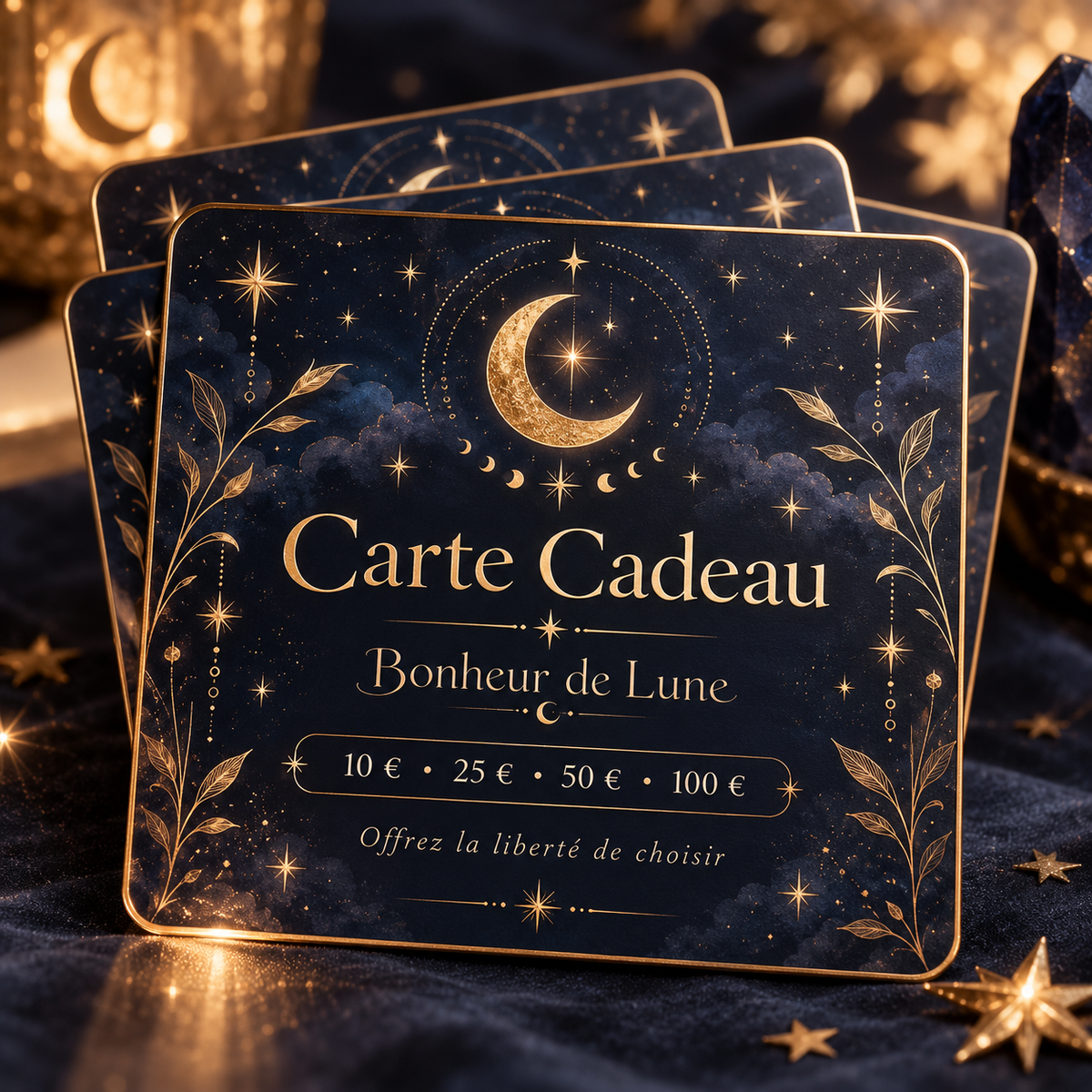 Carte Cadeau Bonheur de Lune – Cadeau Ésotérique & Spirituel