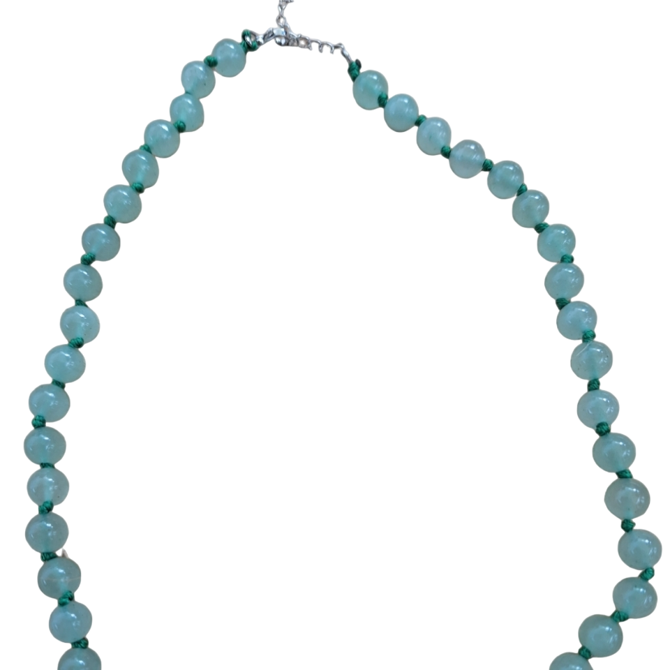 Collier_en_Aventurine_Verte_Authentique_-_Perles_de_8mm_Longueur_Ajustable_45-50cm_-_Chance_et_quilibre_-_Bonheur_de_Lune - Bonheur de Lune