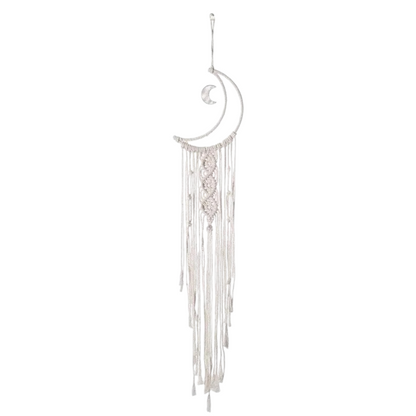 Décoration de mur en macramé motif Lune - Bonheur de Lune