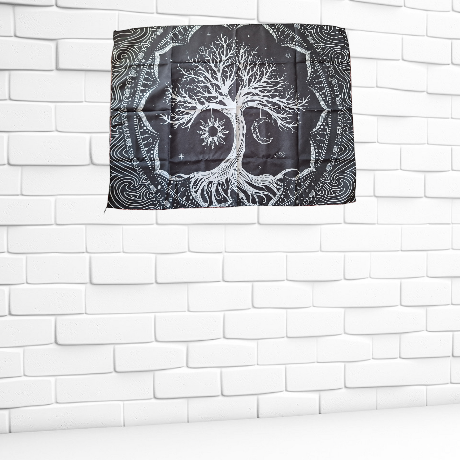 Décoration murale mystique en polyester 75 cm x 58 cm - Bonheur de Lune