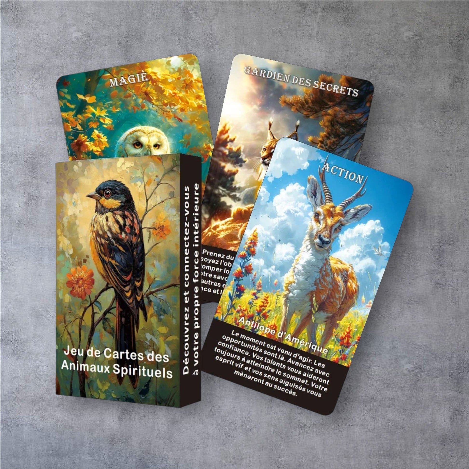 Oracle des Animaux Spirituels – Connexion à la sagesse instinctive - Bonheur de Lune