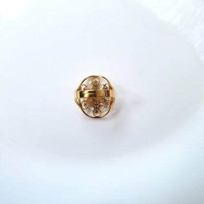 Bague Cube de Métatron – Acier Inoxydable Doré ou Argenté – Protection & Harmonie – Bonheur de Lune