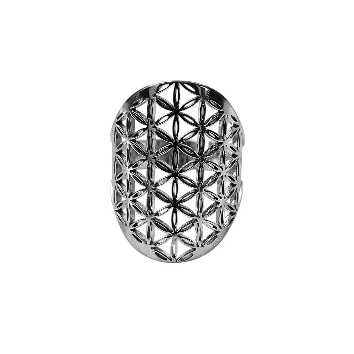 Bague Fleur de Vie "Élégance & Énergie Sacrée" – Bonheur de Lune