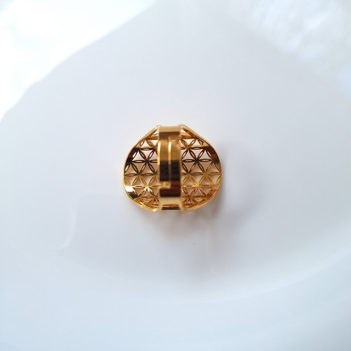 Bague Fleur de Vie "Élégance & Énergie Sacrée" – Bonheur de Lune