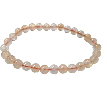 Bracelet Citrine 6 mm – Pierre Naturelle Lumineuse – Bonheur de Lune