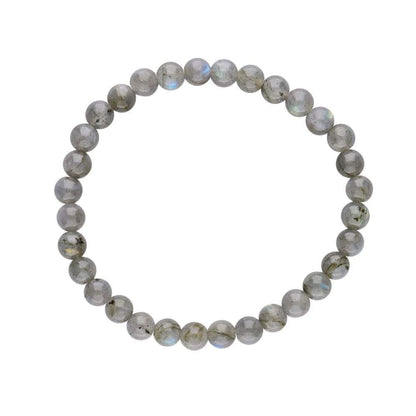 Bracelet Labradorite 6 mm – Protection Énergétique & Intuition - Bonheur de Lune