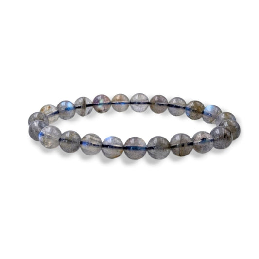 Bracelet Labradorite Pierre AA 8 mm – Protection & Intuition – Bonheur de Lune