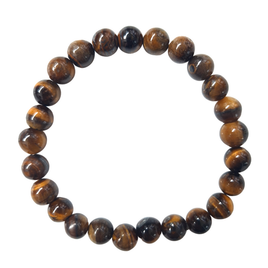 Bracelet Œil de Tigre 8 mm – Protection & Équilibre – Bonheur de Lune