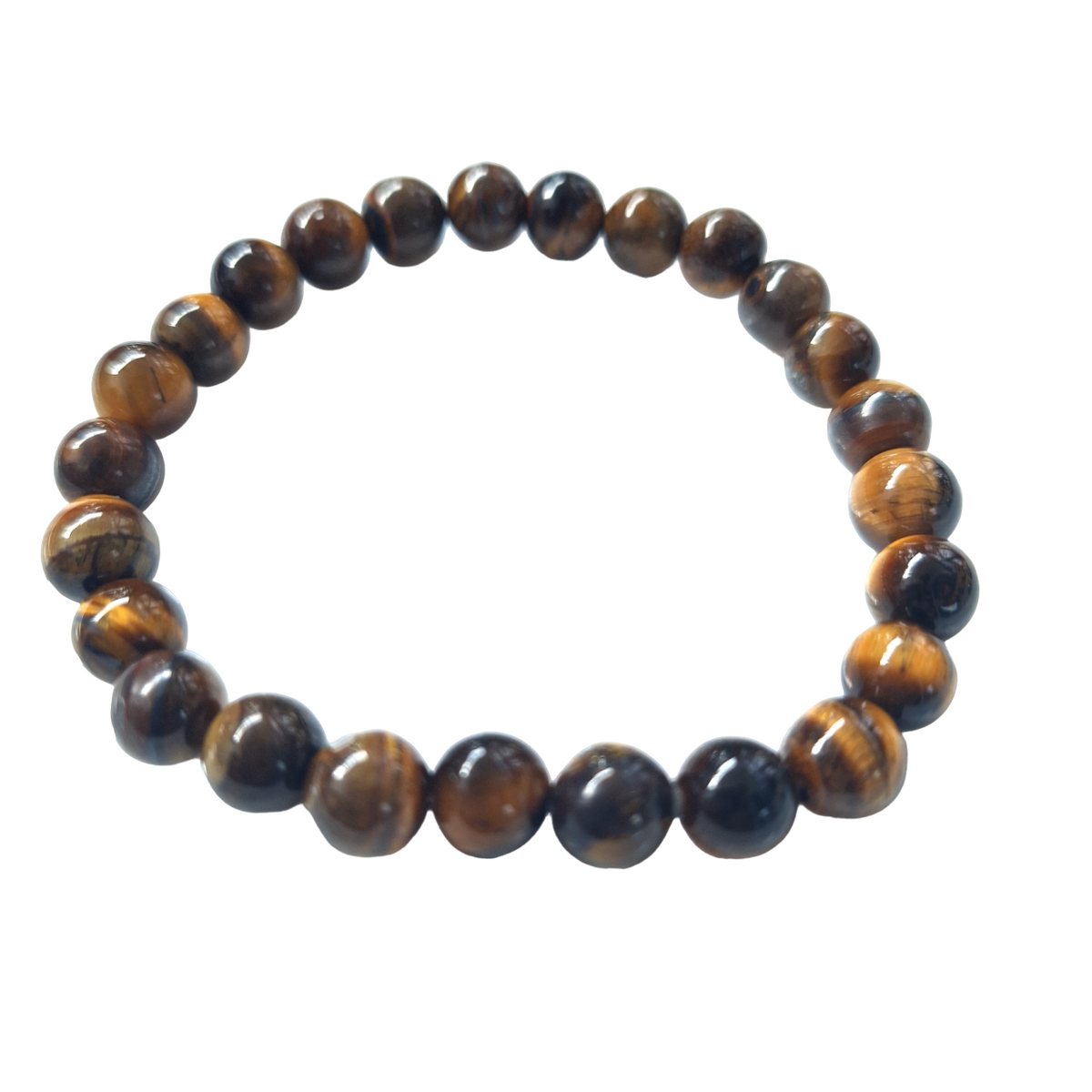 Bracelet Œil de Tigre 8 mm – Protection & Équilibre – Bonheur de Lune