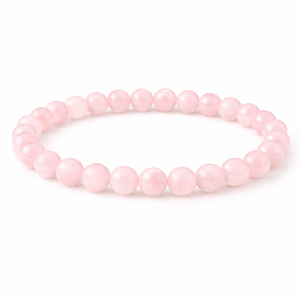 Bracelet Quartz Rose 6 mm – Pierre Naturelle Apaisante – Bonheur de Lune