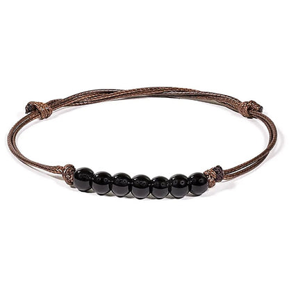 Bracelet Tourmaline Noire 6 mm – Pierre Naturelle Protectrice – Bonheur de Lune