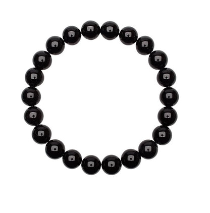 Bracelet Onyx Noir 8 mm – Force, Protection & Élégance - Bonheur de Lune