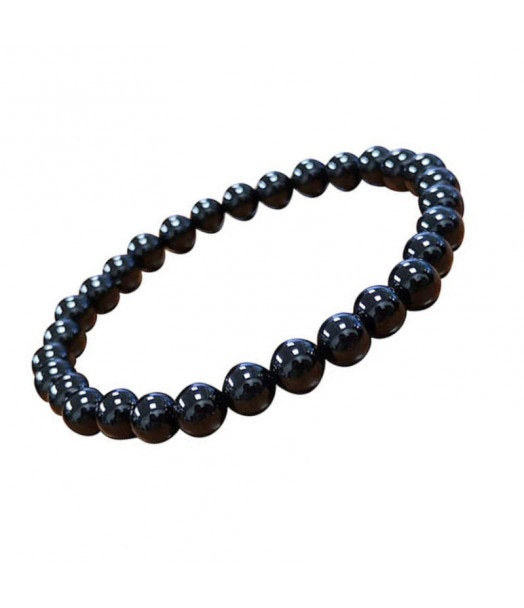 Bracelet Onyx Noir 8 mm – Force, Protection & Élégance - Bonheur de Lune