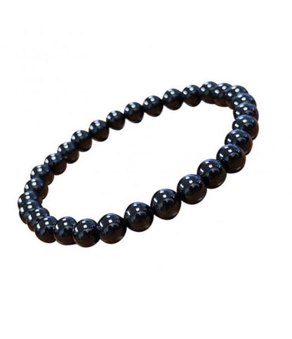 Bracelet Onyx Noir 8 mm – Force, Protection & Élégance - Bonheur de Lune