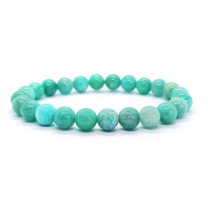 Bracelet Amazonite Pierre AA 8 mm – Sérénité & Expression - Bonheur de Lune