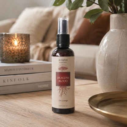 Brume d’ambiance Dragon’s Blood 100 ml – spray Sang de Dragon Aromafume – Bonheur de Lune