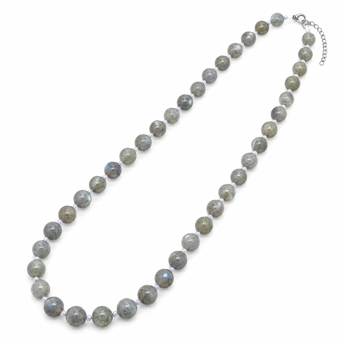 Collier Labradorite 8 mm – bijou de protection en pierre naturelle – Bonheur de Lune