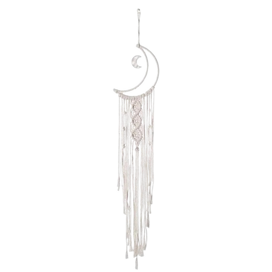 Décoration de mur en macramé motif Lune – Bonheur de Lune