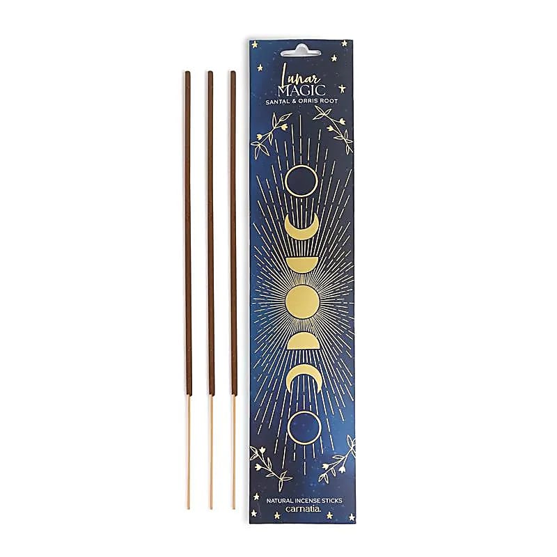Encens Magie Lunaire au santal et racine d’iris – calme et bien-être – Bonheur de Lune