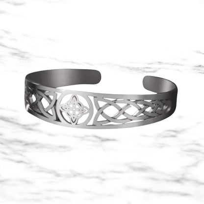jonc_celtique_argent_bonheur_de_lune_bracelet_acier_inoxydable-Photoroom - Bonheur de Lune