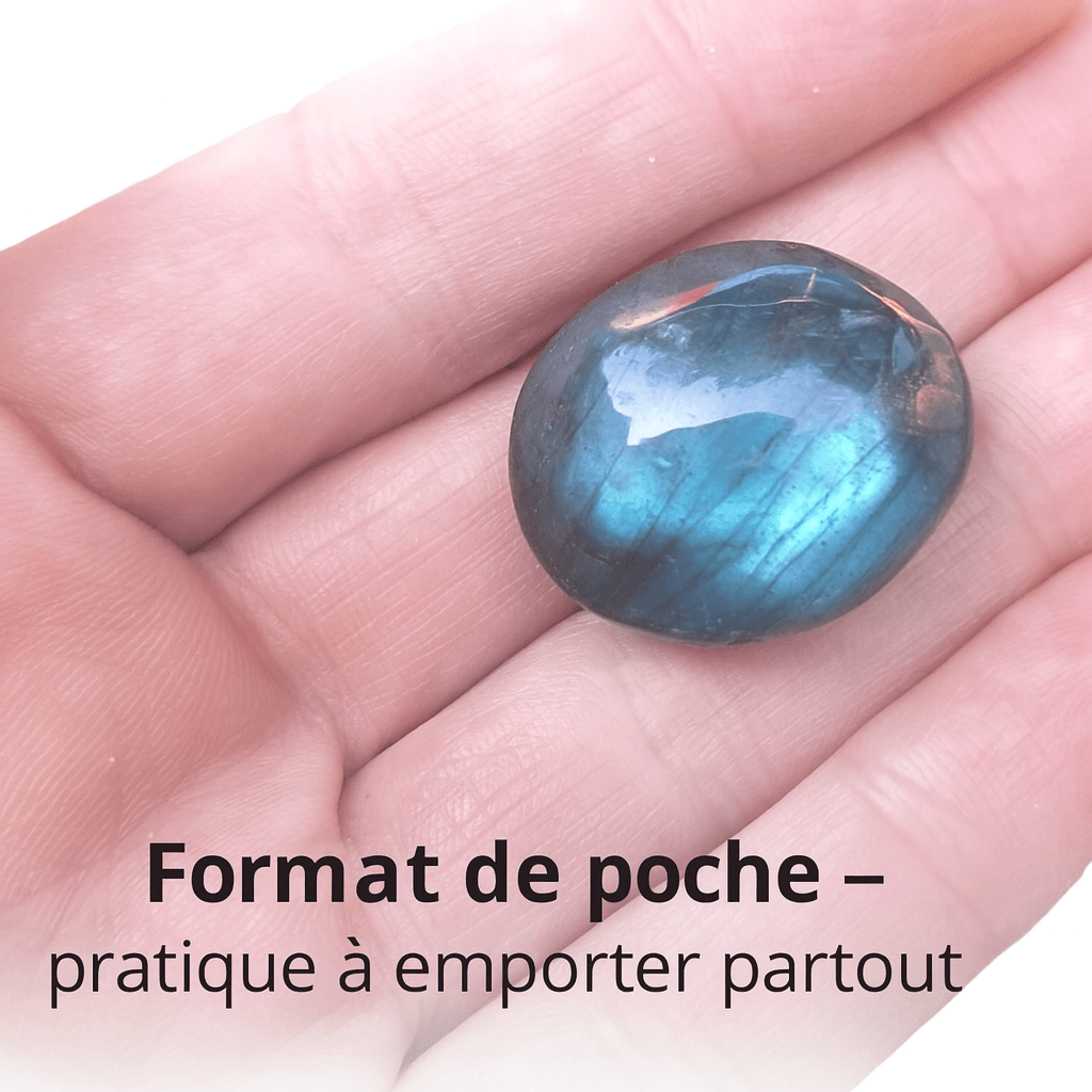 Labradorite Roulée – Pierre de Protection & Anti-stress - Bonheur de Lune