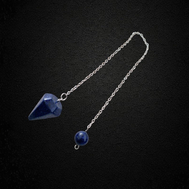 Pendule en Lapis Lazuli – Clairvoyance et Sagesse Intérieure – Bonheur de Lune