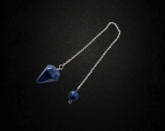Pendule en Lapis Lazuli – Clairvoyance et Sagesse Intérieure – Bonheur de Lune