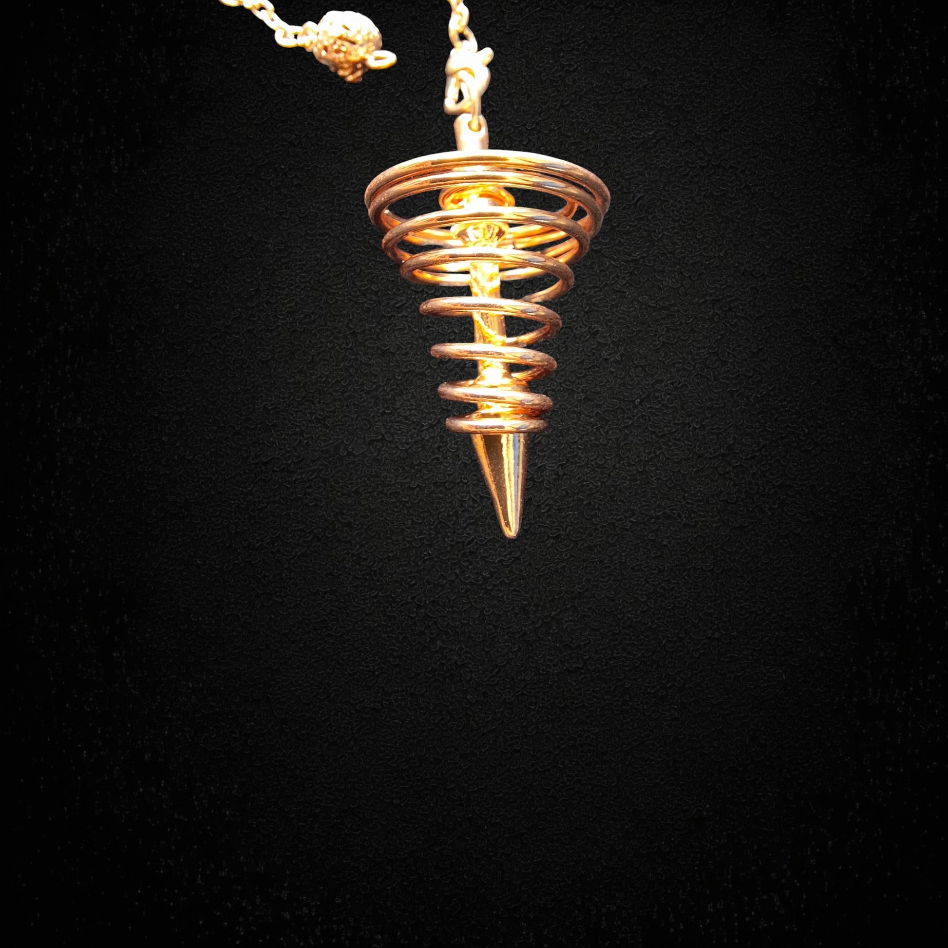 Pendule Spirale Rose Doré – Précision & Élégance - Bonheur de Lune