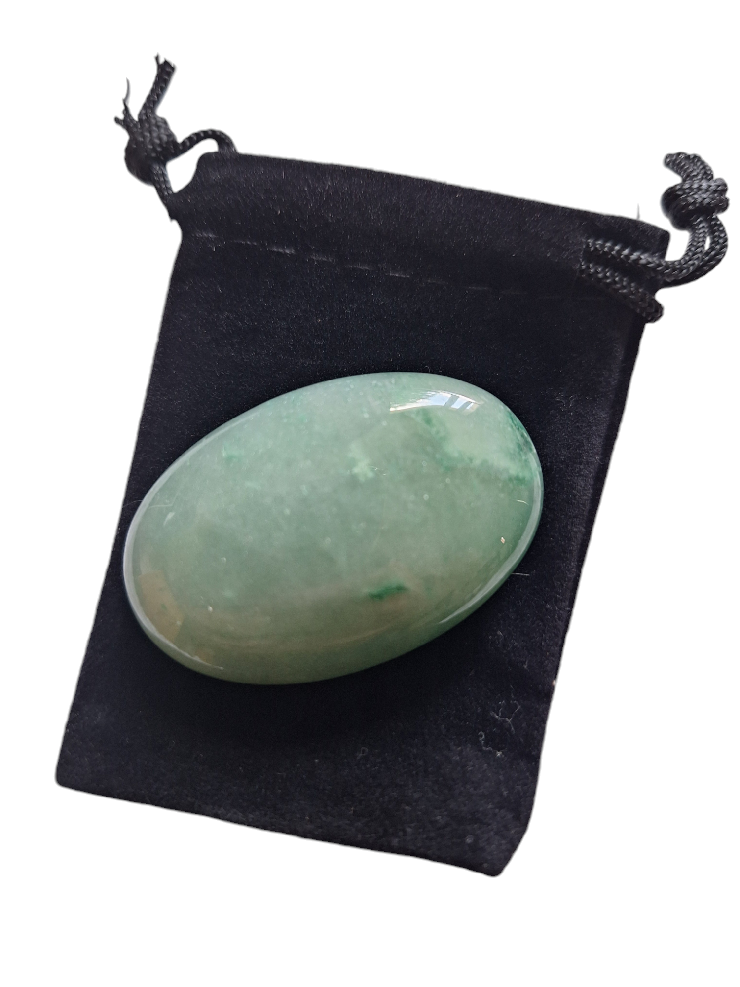 Pierre Aventurine Verte Lithothérapie 4,5 x 3 cm - Pierre Naturelle Bien-être, Chance, Abondance, Apaisement et Croissance Personnelle - Bonheur de Lune