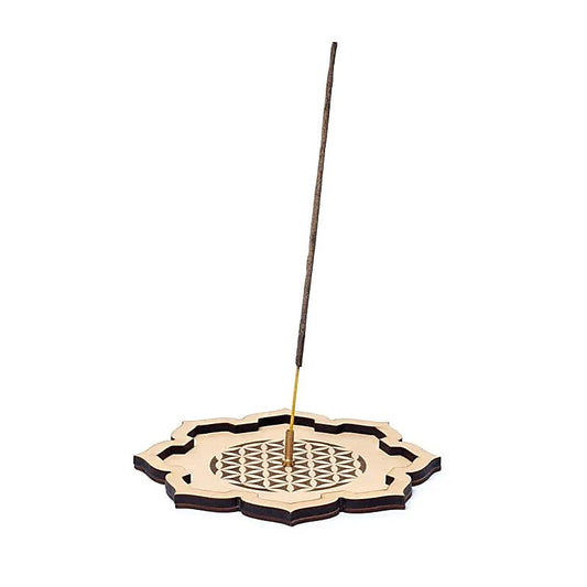 Porte-Encens Fleur de Vie – Élégance et Énergie Sacrée – Bonheur de Lune