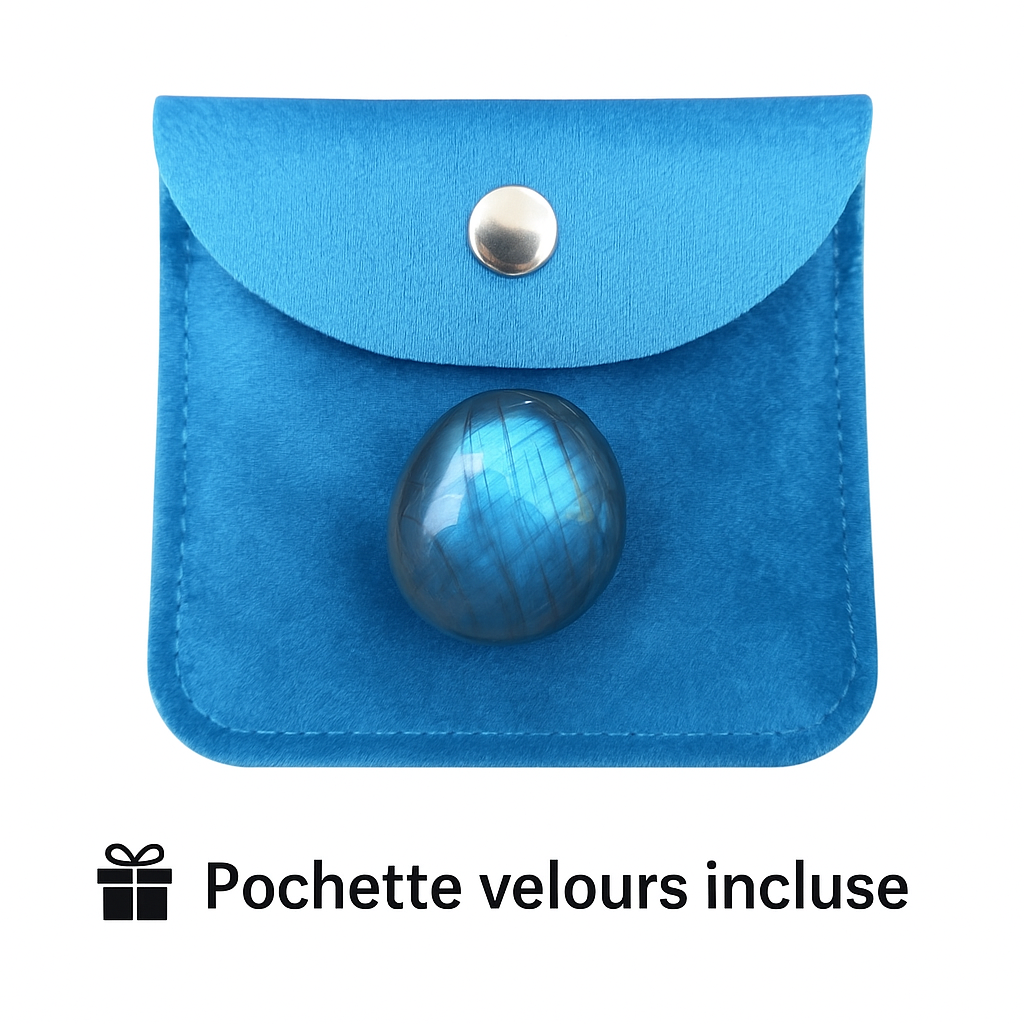 Labradorite Roulée – Pierre de Protection & Anti-stress - Bonheur de Lune