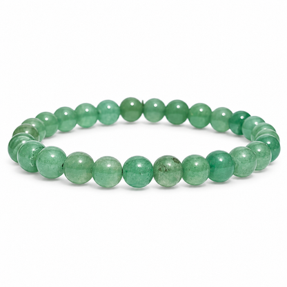 Bracelet Aventurine Verte 6 mm – Chance & Harmonie