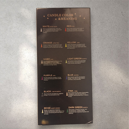 Pack 12 Bougies Witchcraft – Rituels, Méditation & Décoration Ésotérique - Bonheur de Lune