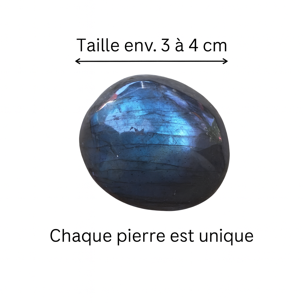 Labradorite Roulée – Pierre de Protection & Anti-stress - Bonheur de Lune
