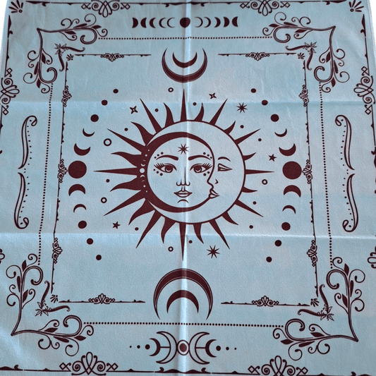 Tapis Mystique de Divination – Élégance ésotérique pour des rituels envoûtants - Bonheur de Lune