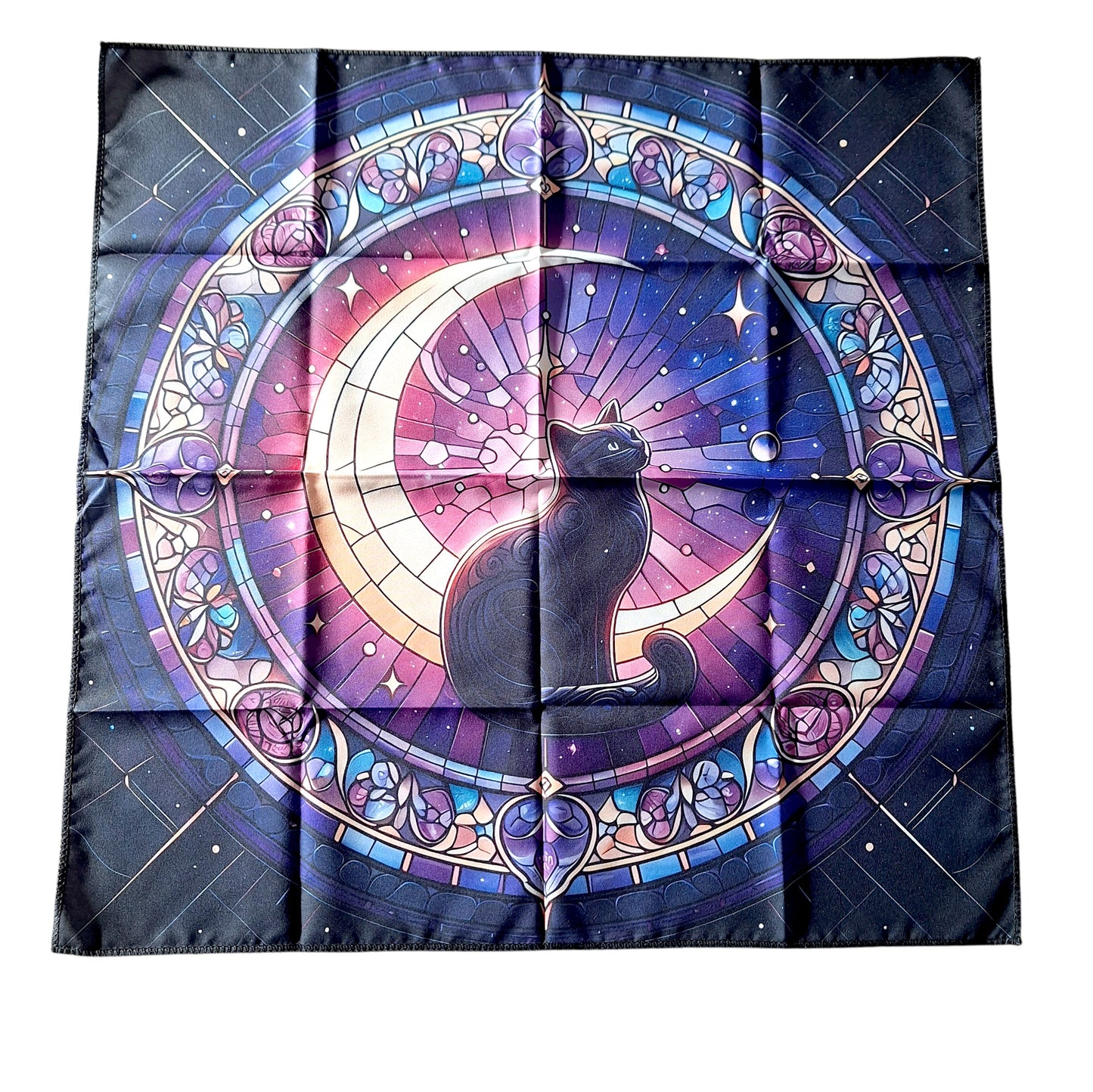 tapis divination tarot oracles chat lune