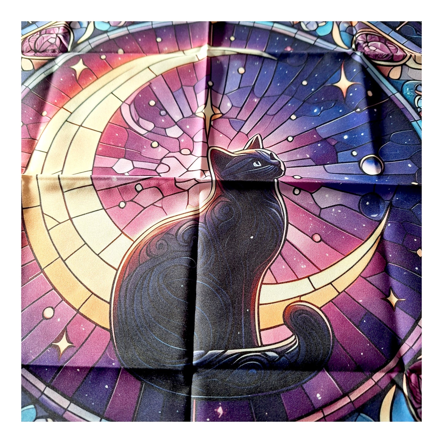 tapis divination tarot oracles chat lune